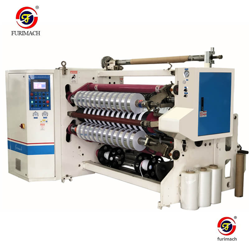 FR-218BF Double-shaft Slitting Rewinding Machine for Aluminum Foil Tape With Liner (FURIMACH)